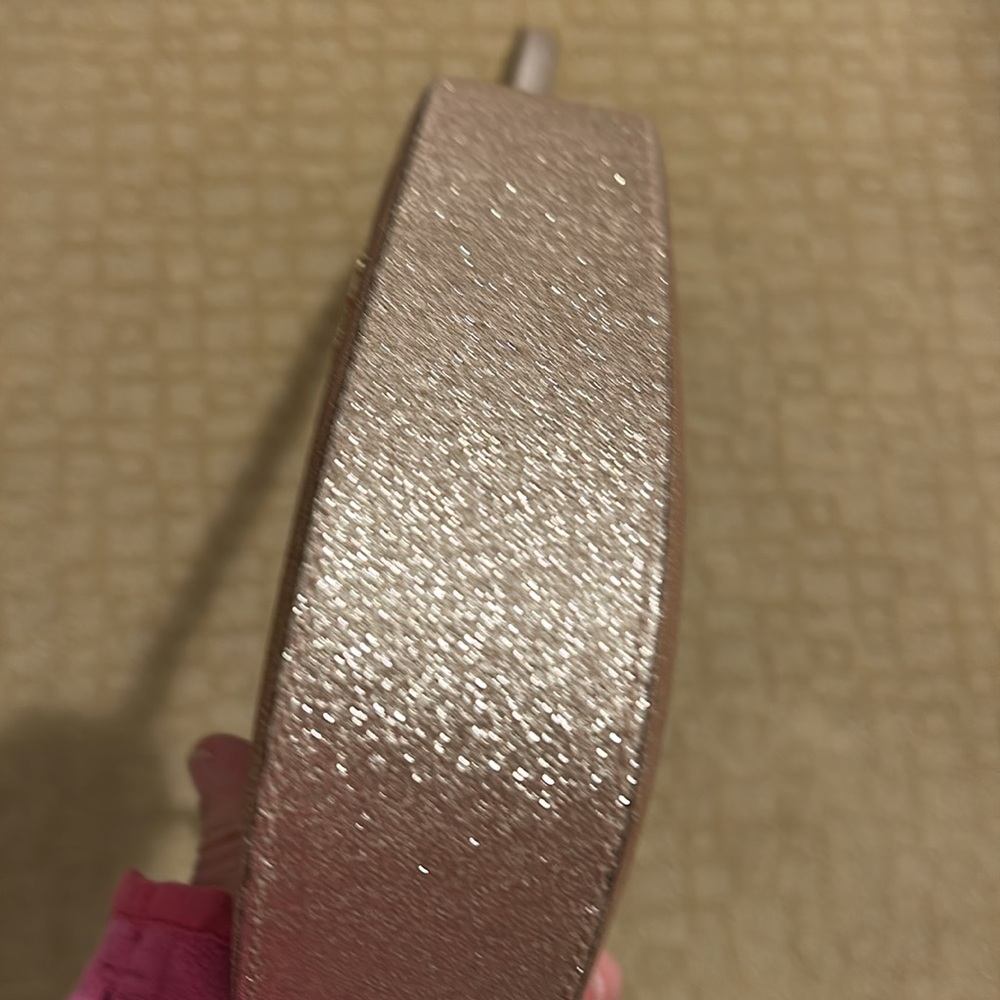 Kate Spade Glimmer Glitter Oval Camera Crossbody Bag In Gold NWT - Picture 5 of 9